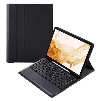A800B Split Bluetooth Keyboard Leather Case with Holder & Pen Slot For Samsung Galaxy Tab S8+ X800(Black) - Samsung Keyboard by buy2fix | Online Shopping UK | buy2fix