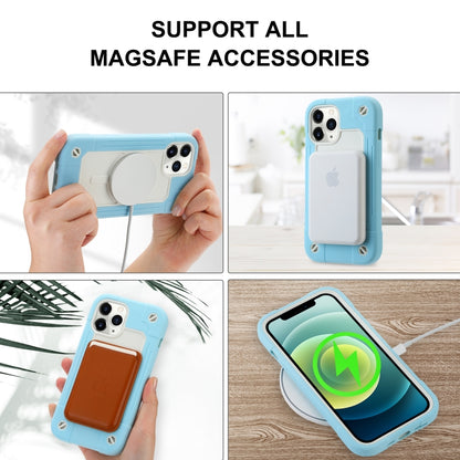 For iPhone 12 Pro Max Colorful Magsafe Magnetic Phone Case(Ice Blue) - iPhone 12 Pro Max Cases by buy2fix | Online Shopping UK | buy2fix