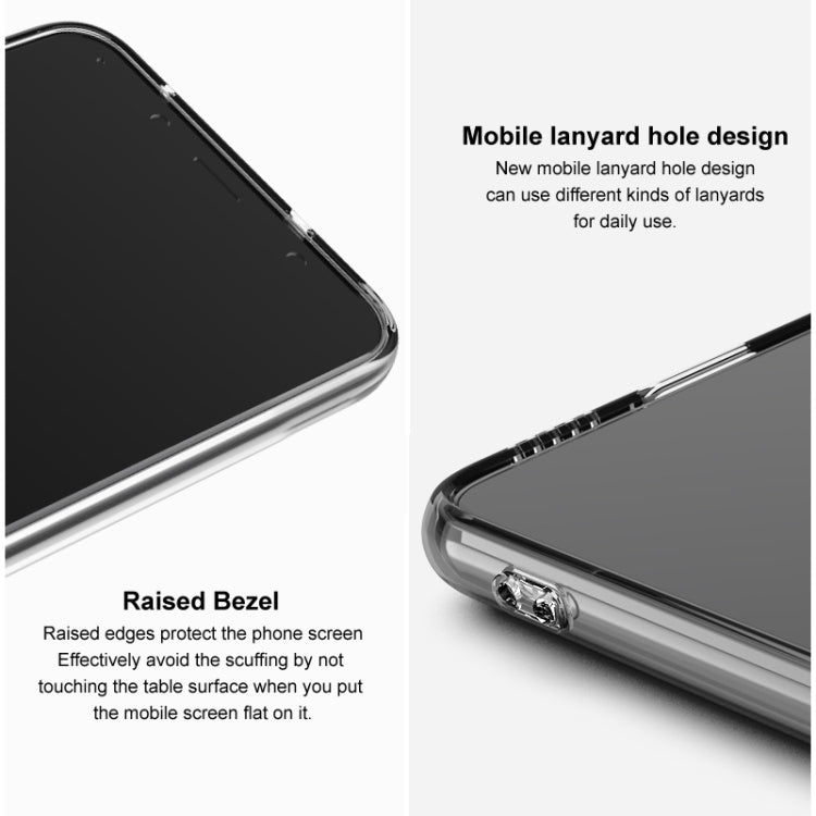 For Xiaomi Redmi K50 / K50 Pro 5G IMAK UX-5 Series Transparent TPU Phone Case(Transparent Black) - Xiaomi Cases by imak | Online Shopping UK | buy2fix
