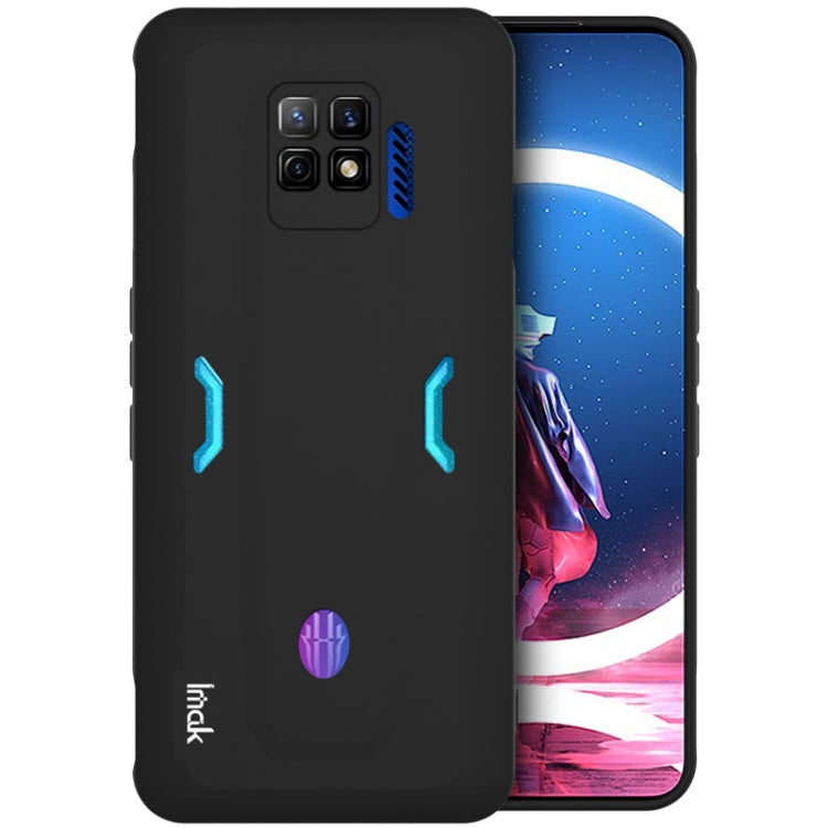 For ZTE nubia Red Magic 7 Pro IMAK UC-3 Series Shockproof Frosted TPU Phone Case(Black) - ZTE Cases by imak | Online Shopping UK | buy2fix