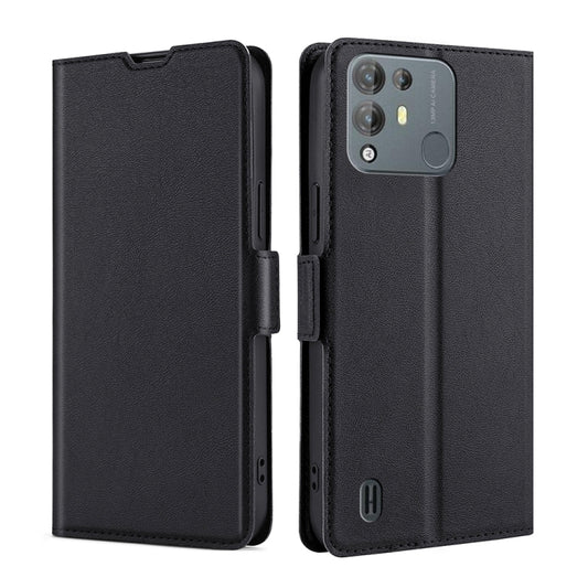 For Blackview A55 Pro Ultra-thin Voltage Side Buckle PU + TPU Leather Phone Case(Black) - More Brand by buy2fix | Online Shopping UK | buy2fix