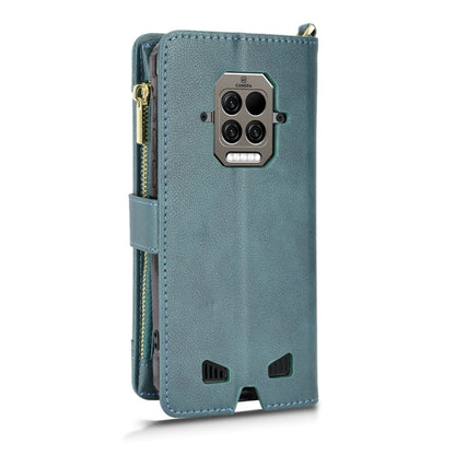 For Doogee S86 / S86 Pro Litchi Texture Zipper Leather Phone Case(Green) - Doogee Cases by buy2fix | Online Shopping UK | buy2fix