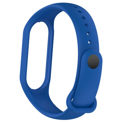 For Xiaomi Mi Band 7 / 7NFC / 6 / 6 NFC / 5 / 5 NFC / Amazfit Band 5 Official Silicone Watch Band(Noble Blue) - Watch Bands by buy2fix | Online Shopping UK | buy2fix
