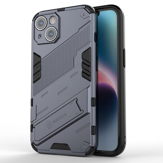 For iPhone 14 Punk Armor 2 in 1 PC + TPU Phone Case (Grey) - iPhone 14 Cases by buy2fix | Online Shopping UK | buy2fix