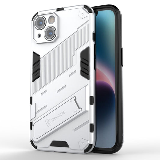 For iPhone 14 Punk Armor 2 in 1 PC + TPU Phone Case (White) - iPhone 14 Cases by buy2fix | Online Shopping UK | buy2fix