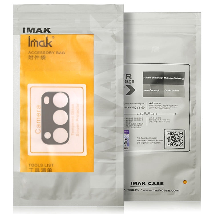 For OPPO Realme 8i imak Integrated Rear Camera Lens Tempered Glass Film with Lens Cap Black Version - For OPPO by imak | Online Shopping UK | buy2fix