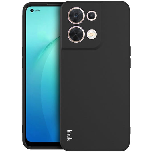 For OPPO Reno8 5G / Reno8 Pro 5G Global IMAK UC-4 Series Straight Edge TPU Soft Protective Case(Black) - OPPO Cases by imak | Online Shopping UK | buy2fix