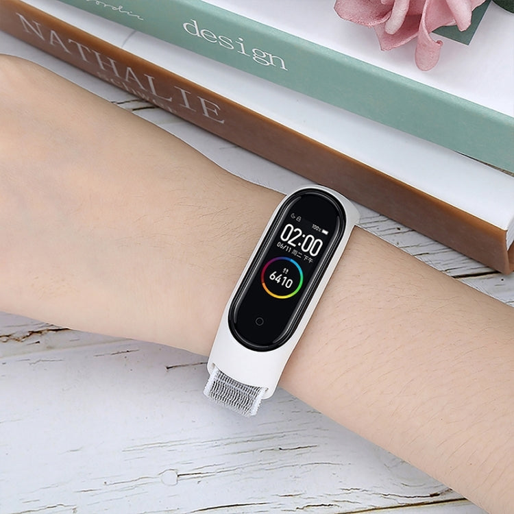 For Xiaomi Mi Band 7 Nylon Weave Watch Band(Seashell) - Watch Bands by buy2fix | Online Shopping UK | buy2fix