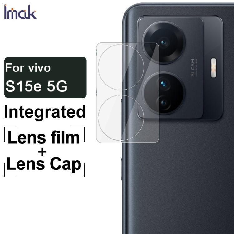 For vivo S15e 5G imak Integrated Rear Camera Lens Tempered Glass Film with Lens Cap - vivo Tempered Glass by imak | Online Shopping UK | buy2fix