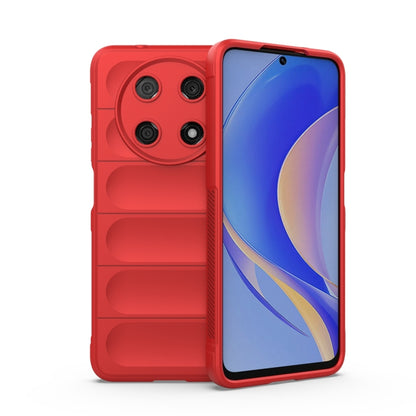 For Huawei Nova Y90/Enjoy 50 Pro Magic Shield TPU + Flannel Phone Case(Red) - Huawei Cases by buy2fix | Online Shopping UK | buy2fix