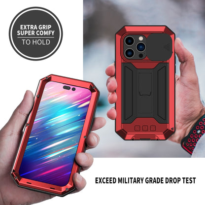 For iPhone 14 Pro Max R-JUST Shockproof Life Waterproof Dust-proof Case (Red) - iPhone 14 Pro Max Cases by R-JUST | Online Shopping UK | buy2fix