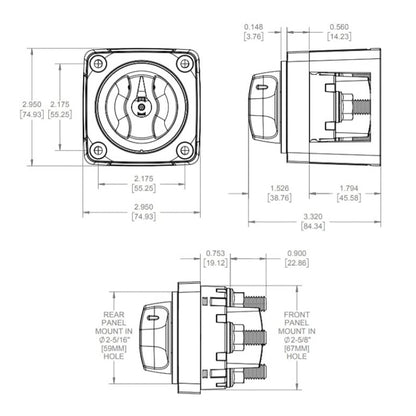 CP-0085-05 300 Amp Battery Power Off Switche - Marine Accessories & Parts by buy2fix | Online Shopping UK | buy2fix