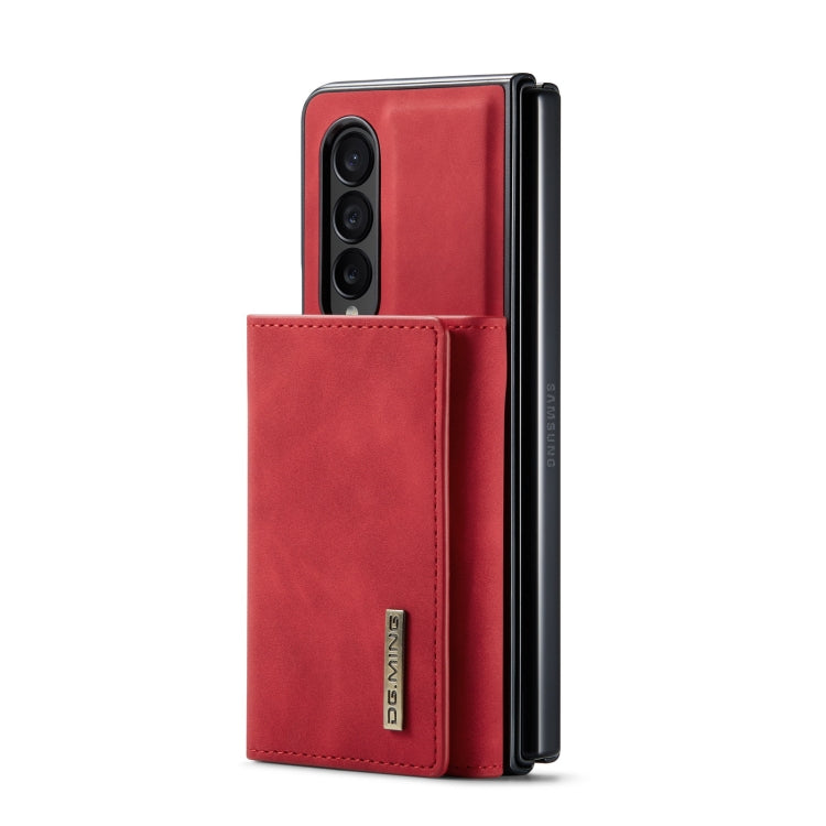 For Samsung Galaxy Z Fold3 5G DG.MING M1 Series 3-Fold Multi Card Wallet  Phone Case(Red) - Galaxy Phone Cases by DG.MING | Online Shopping UK | buy2fix