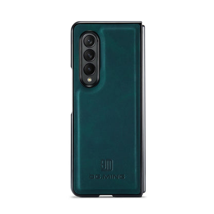 For Samsung Galaxy Z Fold4 DG.MING M2 Series 3-Fold Multi Card Bag Phone Case(Green) - Galaxy Z Fold4 5G Cases by DG.MING | Online Shopping UK | buy2fix