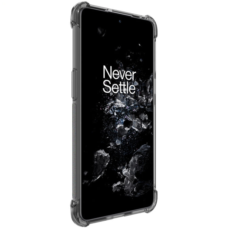 For OnePlus 10T 5G / Ace Pro 5G imak All-inclusive Shockproof Airbag TPU Phone Case (Transparent Black) - OnePlus Cases by imak | Online Shopping UK | buy2fix