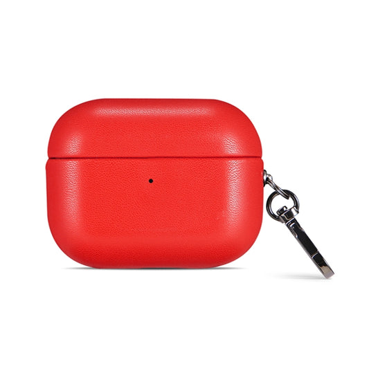 For Apple AirPods Pro 2 PU Leather Wireless Bluetooth Earphone Protective Case(Red) - For AirPods Pro 2 by buy2fix | Online Shopping UK | buy2fix