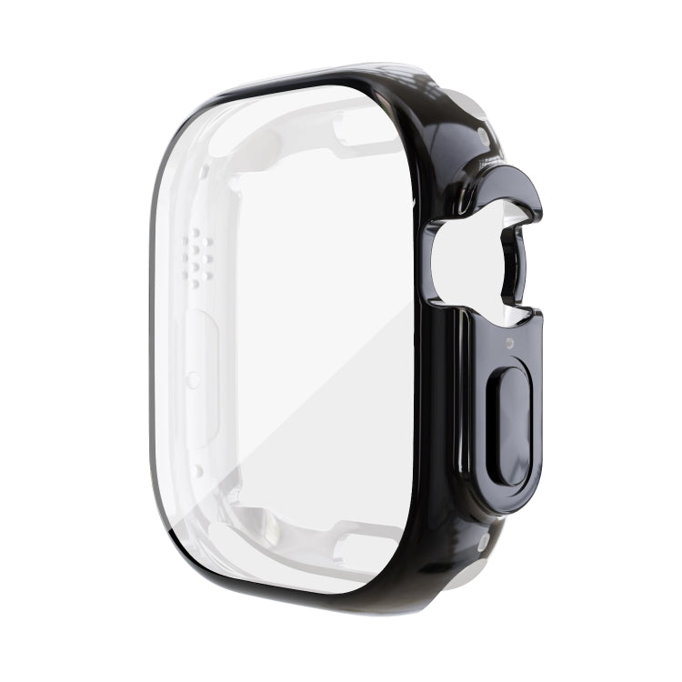 For Apple Watch 8 / 7 45mm All-inclusive Plating TPU Shockproof Case(Black) - Watch Cases by buy2fix | Online Shopping UK | buy2fix