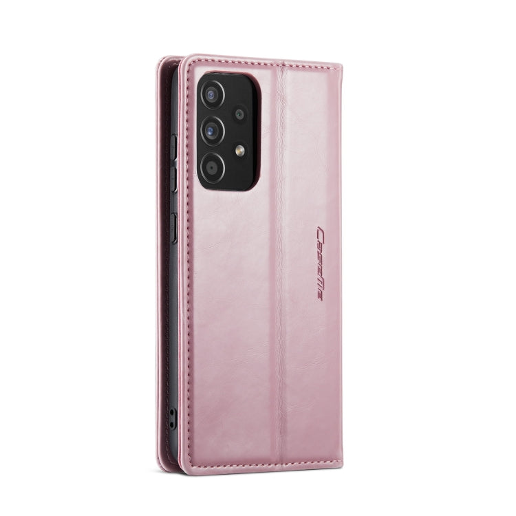 For Samsung Galaxy A33 5G CaseMe 003 Crazy Horse Texture Leather Phone Case(Rose Gold) - Galaxy Phone Cases by CaseMe | Online Shopping UK | buy2fix