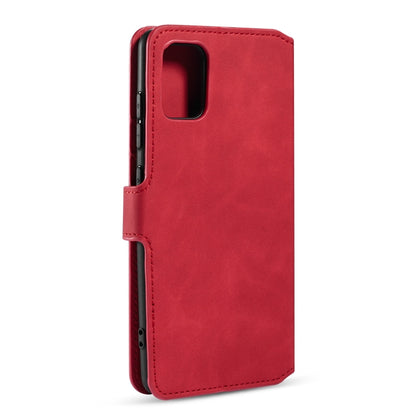 For Galaxy A31 DG.MING Retro Oil Side Horizontal Flip Case with Holder & Card Slots & Wallet(Red) - Galaxy Phone Cases by DG.MING | Online Shopping UK | buy2fix