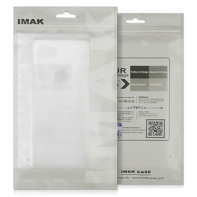 For Motorola Moto X40 5G IMAK UX-5 Series Transparent Shockproof TPU Phone Case(Transparent White) - Motorola Cases by imak | Online Shopping UK | buy2fix