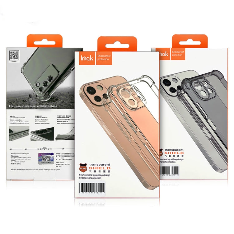 For OnePlus 11 5G imak Shockproof Airbag TPU Phone Case(Transparent) - OnePlus Cases by imak | Online Shopping UK | buy2fix
