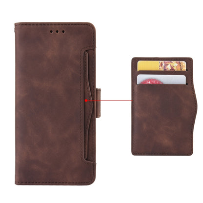 For Blackview BV7200 Skin Feel Calf Texture Card Slots Leather Phone Case(Brown) - More Brand by buy2fix | Online Shopping UK | buy2fix