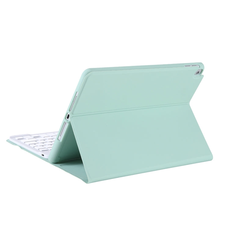 T102B For iPad Air / Pro 10.5 inch (2019) TPU Candy Color Ultra-thin Bluetooth Keyboard Tablet Case with Stand & Pen Slot(Light Green) - Universal by buy2fix | Online Shopping UK | buy2fix