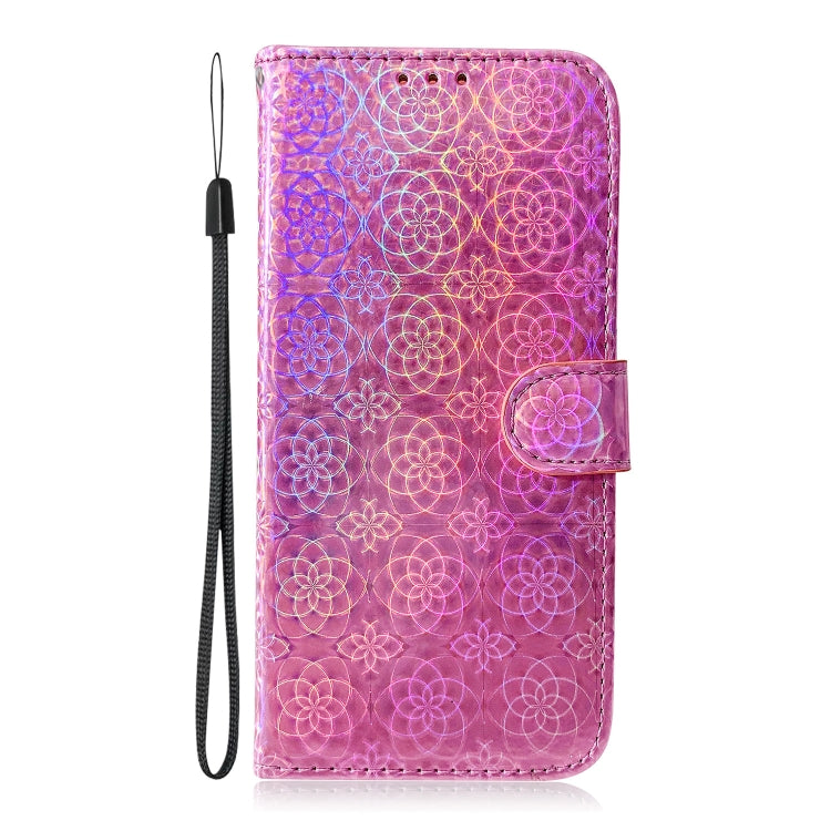 For OnePlus 11 Colorful Magnetic Buckle Leather Phone Case(Pink) - OnePlus Cases by buy2fix | Online Shopping UK | buy2fix