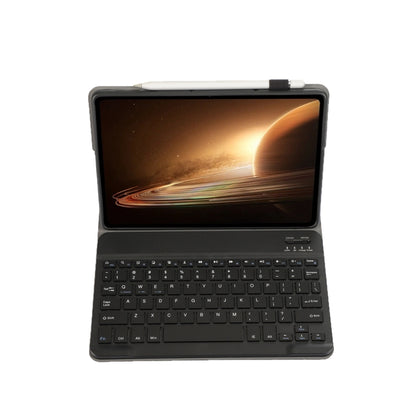 For OPPO Pad 2 11.61 inch 2023 OP13 Lambskin Texture Ultra-thin Detachable Bluetooth Keyboard Leather Case(Black) - Others Keyboard by buy2fix | Online Shopping UK | buy2fix