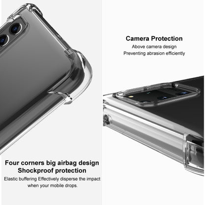 For Samsung Galaxy S23 Ultra 5G imak Shockproof Airbag TPU Phone Case(Transparent) - Galaxy S23 Ultra 5G Cases by imak | Online Shopping UK | buy2fix