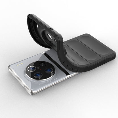 For vivo X90 Pro 5G Magic Shield TPU + Flannel Phone Case(Light Blue) - vivo Cases by buy2fix | Online Shopping UK | buy2fix