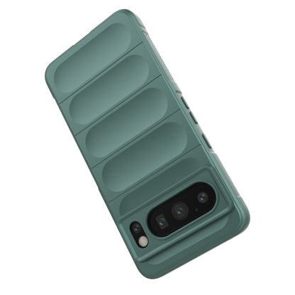 For Google Pixel 8 Pro 5G Magic Shield TPU + Flannel Phone Case(Dark Blue) - Google Cases by buy2fix | Online Shopping UK | buy2fix