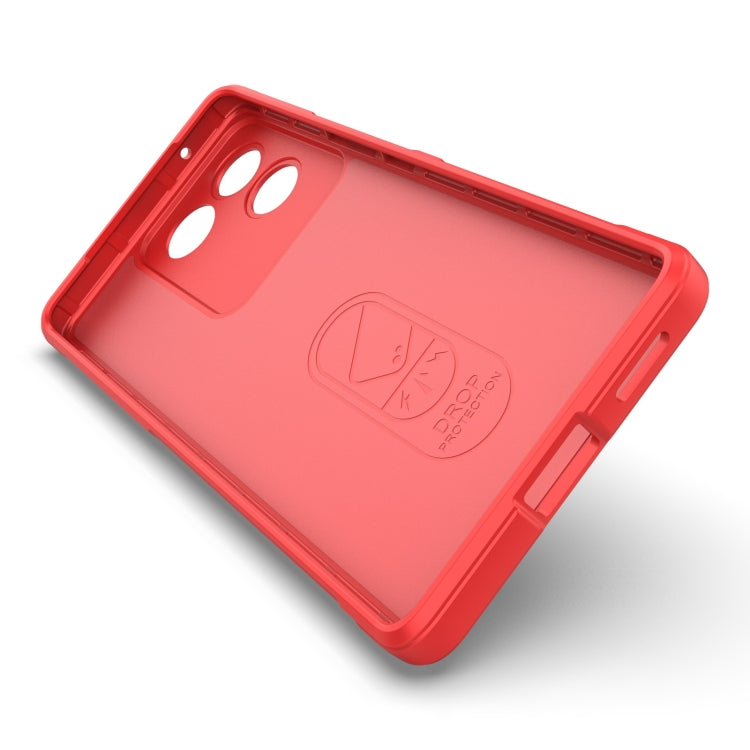 For vivo S17e Magic Shield TPU + Flannel Phone Case(Dark Grey) - vivo Cases by buy2fix | Online Shopping UK | buy2fix