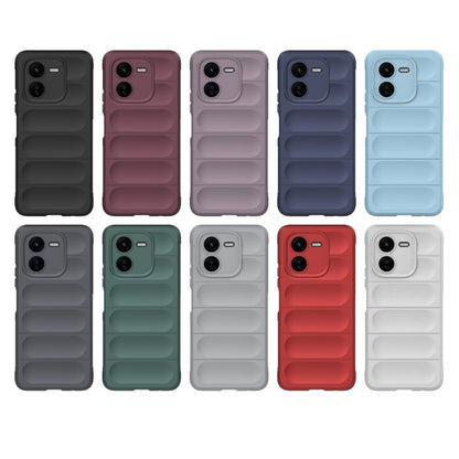 For vivo iQOO Z9X 5G Magic Shield TPU + Flannel Phone Case(Dark Green) - vivo Cases by buy2fix | Online Shopping UK | buy2fix
