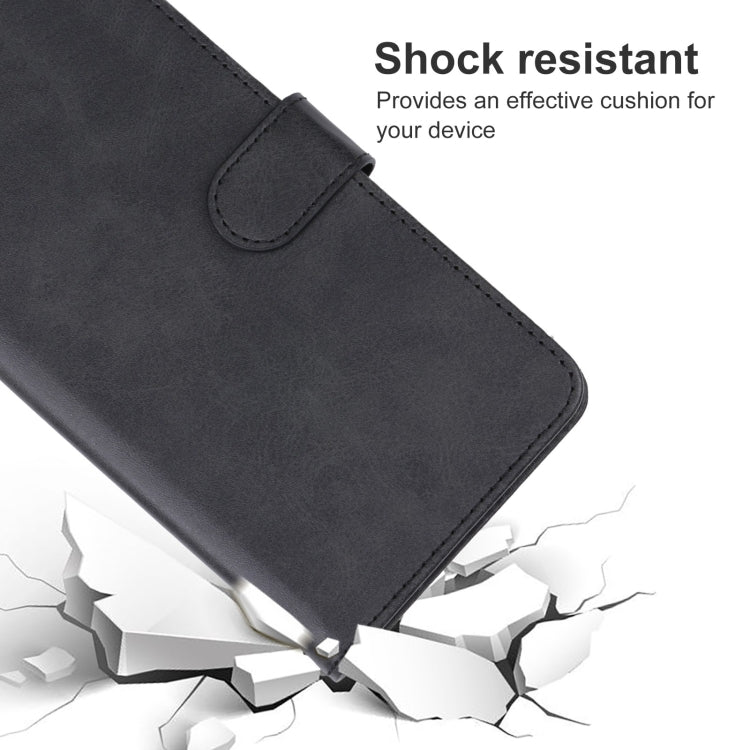 For Motorola Moto G34 Leather Phone Case(Black) - Motorola Cases by buy2fix | Online Shopping UK | buy2fix
