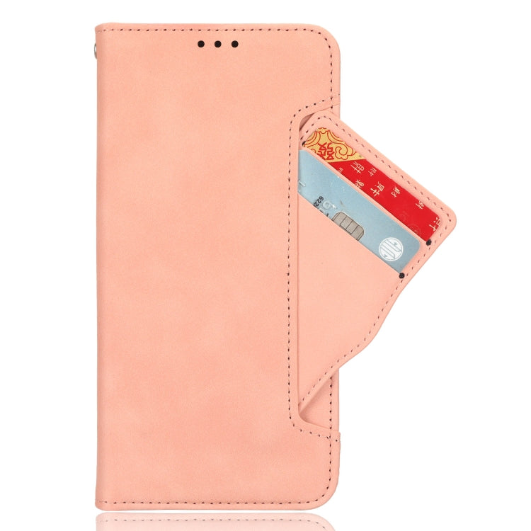 For Xiaomi Redmi K70E 5G / Poco X6 Pro Skin Feel Calf Texture Card Slots Leather Phone Case(Pink) - K70E Cases by buy2fix | Online Shopping UK | buy2fix