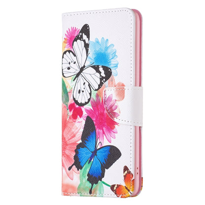 For Xiaomi Redmi K70 / K70 Pro Colored Drawing Pattern Leather Phone Case(Butterflies) - K70 Pro Cases by buy2fix | Online Shopping UK | buy2fix