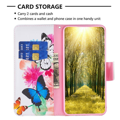 For Xiaomi Redmi K70 / K70 Pro Colored Drawing Pattern Leather Phone Case(Butterflies) - K70 Pro Cases by buy2fix | Online Shopping UK | buy2fix