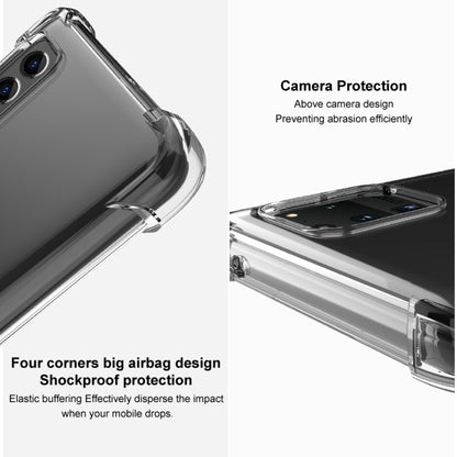For Xiaomi Redmi 13C 4G / Poco C65 4G imak Shockproof Airbag TPU Phone Case(Transparent Black) - 13C Cases by imak | Online Shopping UK | buy2fix