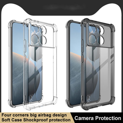 For Xiaomi Redmi K70 5G/K70 Pro 5G imak Shockproof Airbag TPU Phone Case(Transparent) - K70 Pro Cases by imak | Online Shopping UK | buy2fix