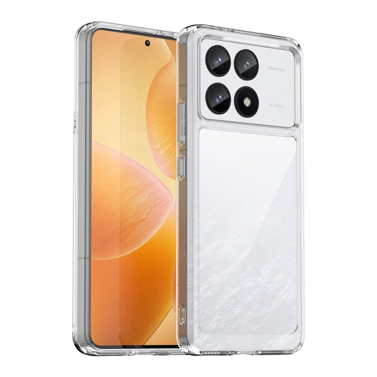 For Xiaomi Redmi K70 Pro Colorful Series Acrylic Hybrid TPU Phone Case(Transparent) - K70 Pro Cases by buy2fix | Online Shopping UK | buy2fix