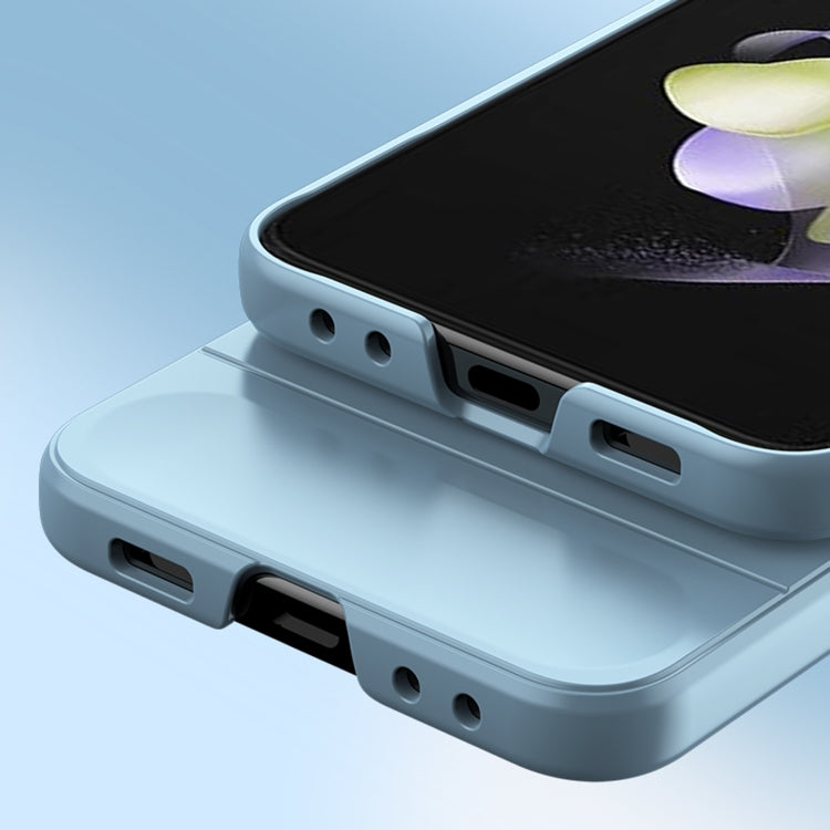 For Samsung Galaxy Z Flip5 Skin Feel Magic Shield Shockproof Phone Case(White) - Galaxy Z Flip5 Cases by buy2fix | Online Shopping UK | buy2fix