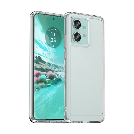 For Motorola Edge 40 Neo Candy Series TPU Phone Case(Transparent) - Motorola Cases by buy2fix | Online Shopping UK | buy2fix