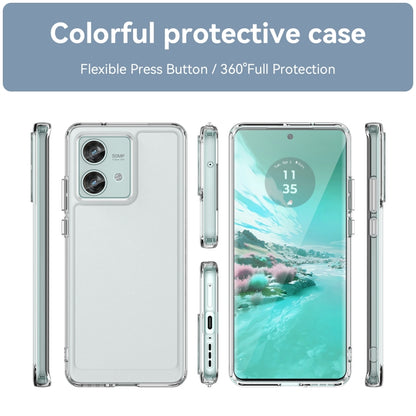 For Motorola Edge 40 Neo Candy Series TPU Phone Case(Transparent) - Motorola Cases by buy2fix | Online Shopping UK | buy2fix