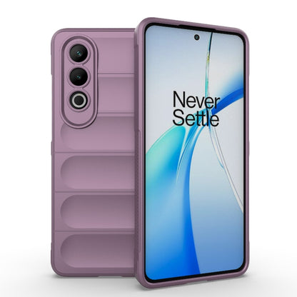 For OnePlus Nord CE4 5G Global Magic Shield TPU + Flannel Phone Case(Purple) - OnePlus Cases by buy2fix | Online Shopping UK | buy2fix