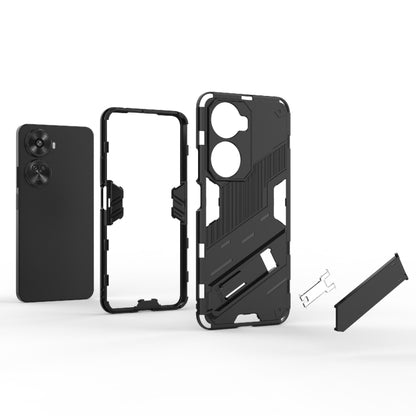 For Huawei nova 11 SE Punk Armor 2 in 1 PC + TPU Phone Case with Holder(Red) - Huawei Cases by buy2fix | Online Shopping UK | buy2fix