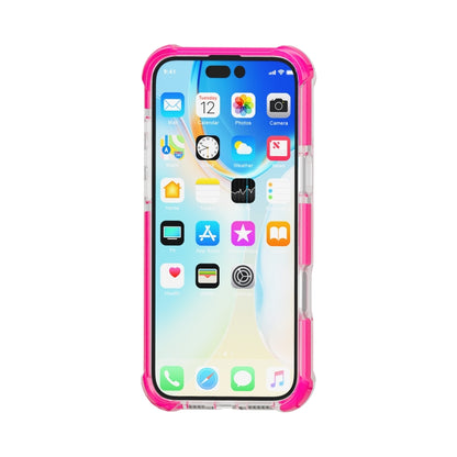 For iPhone 16 Plus Four-corner Shockproof TPU + Acrylic Phone Case(Pink) - iPhone 16 Plus Cases by buy2fix | Online Shopping UK | buy2fix