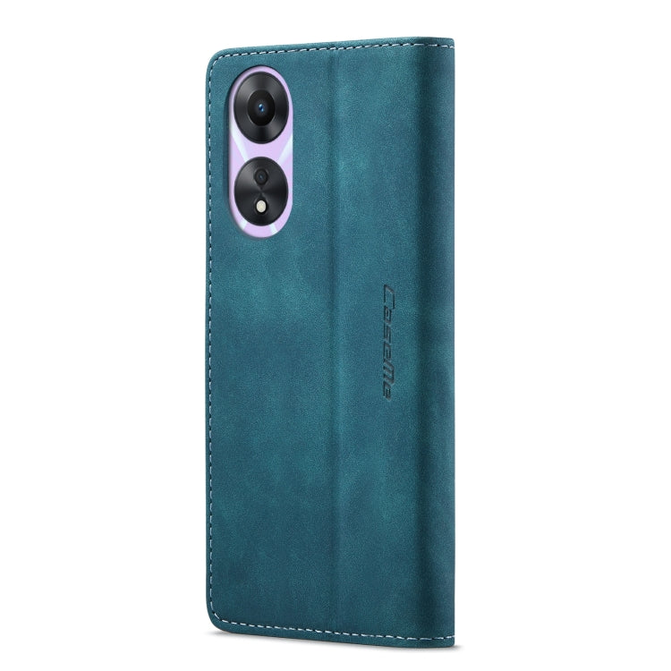 For OPPO A58 5G / A58X 5G CaseMe 013 Multifunctional Horizontal Flip Leather Phone Case(Blue) - OPPO Cases by CaseMe | Online Shopping UK | buy2fix