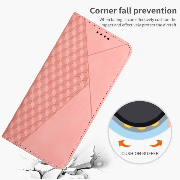 For Xiaomi Redmi K70 / K70 Pro Diamond Splicing Skin Feel Magnetic Leather Phone Case(Rose Gold) - K70 Pro Cases by buy2fix | Online Shopping UK | buy2fix