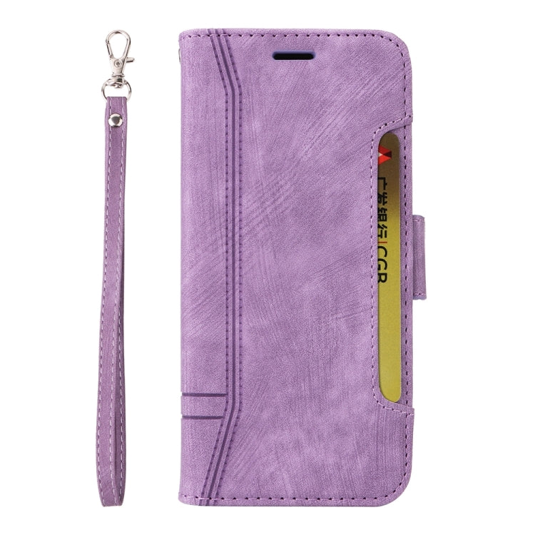 For iPhone 16 Pro BETOPNICE Dual-side Buckle Leather Phone Case(Purple) - iPhone 16 Pro Cases by BETOPNICE | Online Shopping UK | buy2fix